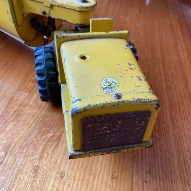 VINTAGE 1950's BOOMAROO TOURNAHOPPER TIN TOY DUMP TRUCK MADE IN AUSTRALIA 3