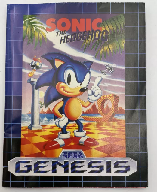 1991 Sonic The Hedgehog Sega Genesis Vintage Print Ad/Poster