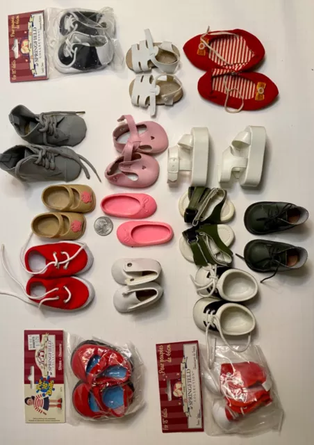 Springfield Collection Doll Shoes 18" new and used lot of 15 Springfield Collection Doll Shoes 18" new and used lot of 15