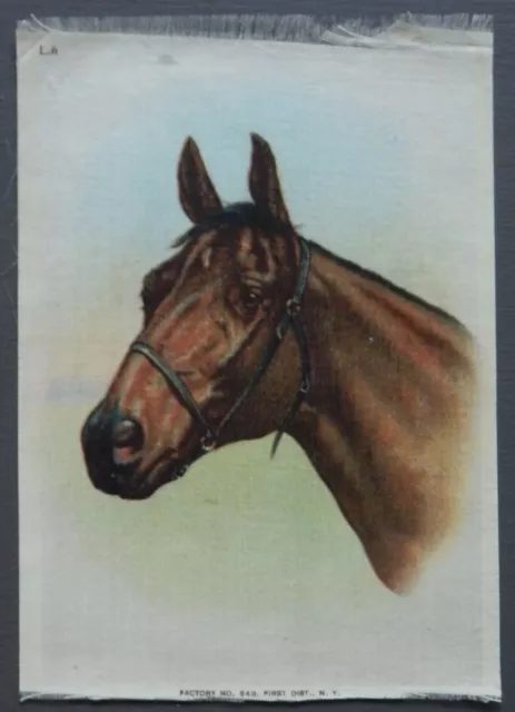 HORSE DOMESTIC ANIMAL HEADS issued 1913-1914 American Tobacco Ref S1 SILK