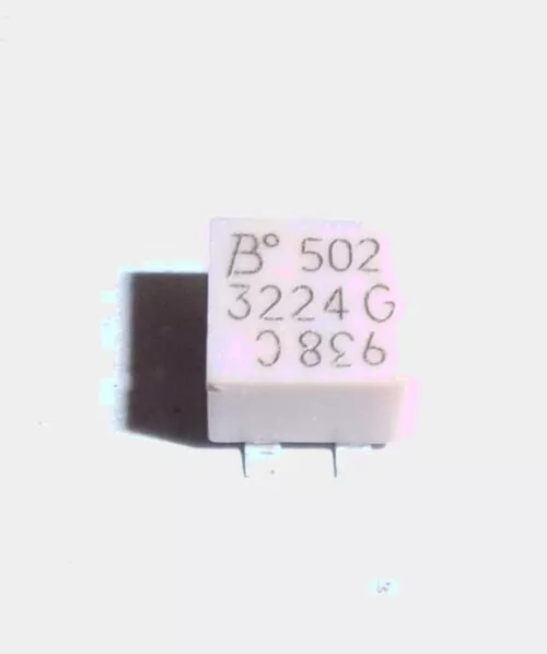 3 x 3224G-1-502E - Potentiomètre Multi tours Réglage par le côté 5 kOhms