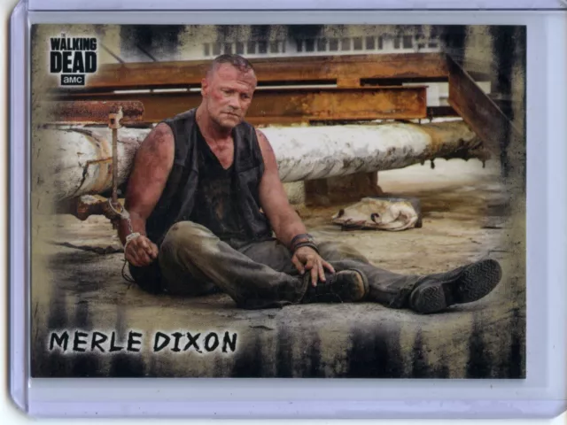 2018 Topps Walking Dead Hunters and the Hunted PHOTO VARIATION Merle Dixon SP