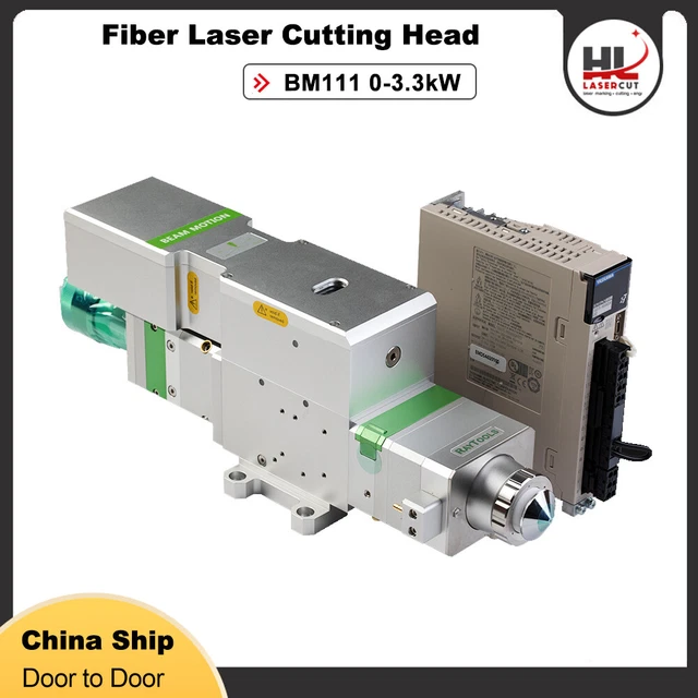 Raytools BM111 0-3.3kW Auto Focusing Fiber Laser Cutting Head for Metal Cutting