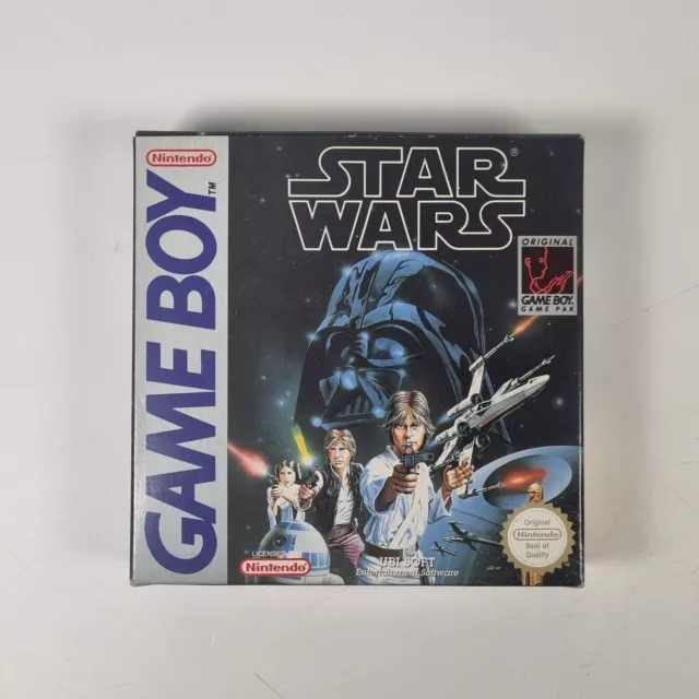 MINT BOX AND MANUAL Star Wars Nintendo Game Boy Game Complete Gameboy Boxed