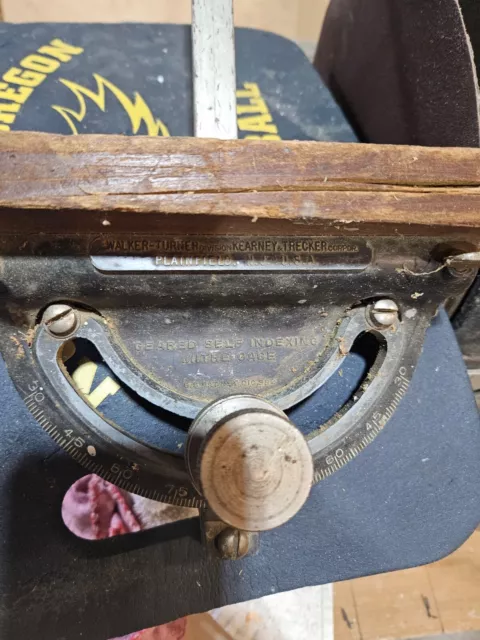 Craftsman Walker Turner Geared Self Indexing Miter Gage Gauge For Table Saw
