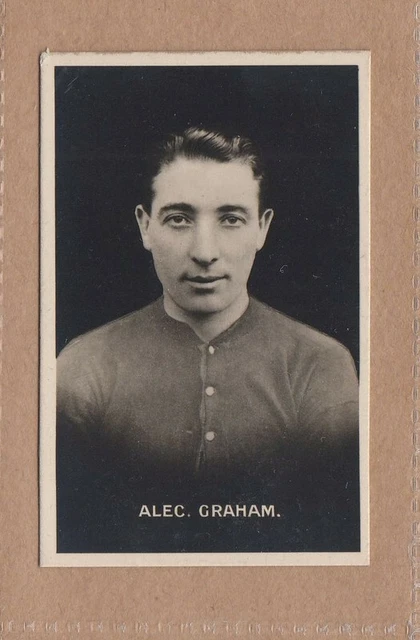 1922 DC Thomson Footballers Signed Real Photos - Alex Graham, Arsenal