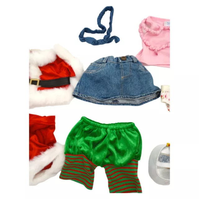 Build a Bear Santa Claus Suit elf Pants Shirts Shoes Teddy Clothes Outfit Lot 11 3