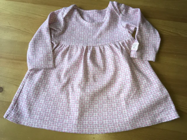 Baby Girls *M&S* Heart Print Party Dress, Age 3-6 Mths, Vgc