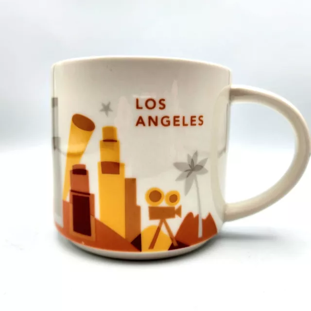 LOS ANGELES You Are Here 14oz Coffee Mug Cup Collection Starbucks 2016 EUC