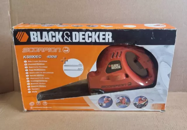 BLACK+DECKER Scorpion Multifunction Saw - 400W (KS890ECN) - NO EXTRA BLADES