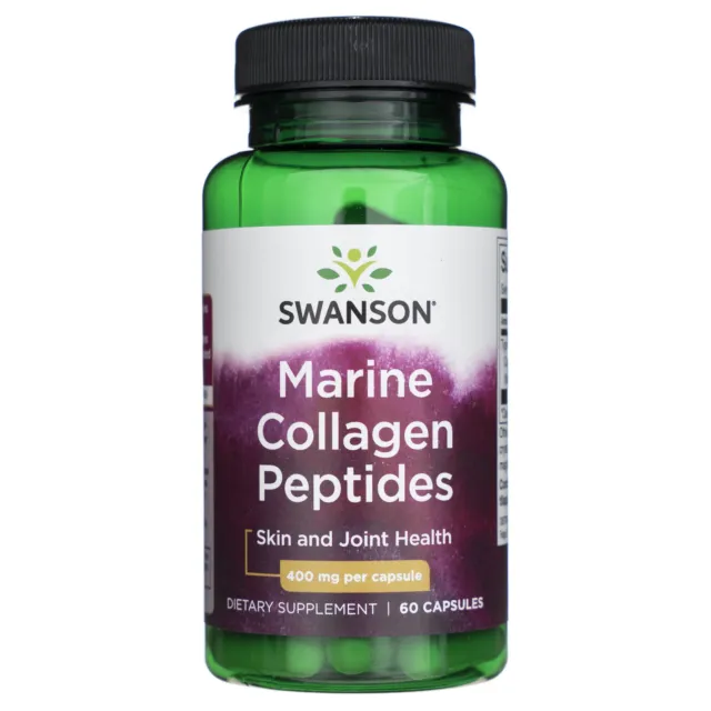 Swanson Collagene idrolizzato di pesce di tipo I 400 mg, 60 capsule