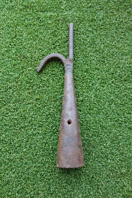 Vintage Hand Made Boat Hook And Spike Overall 9.75 Inches Long