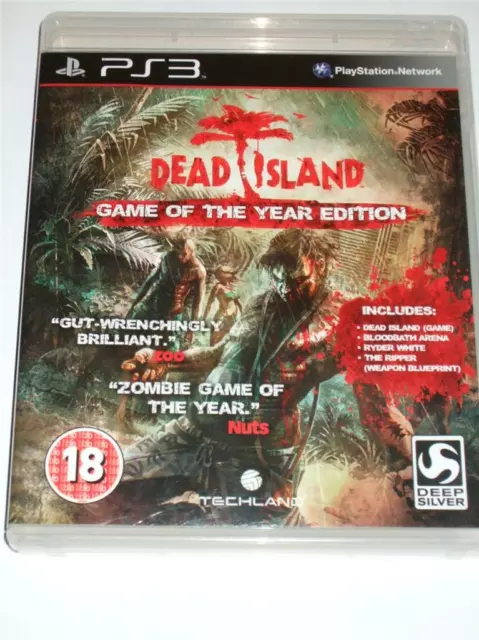 Dead Island Game Of The Year Edition for Playstation 3  PS3 "FREE P&P"
