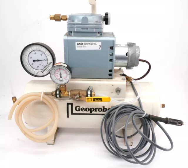 Geoprobe 12V Cigarette Lighter Plug Gast Oilless Diaphragm Vacuum Pump With Tank
