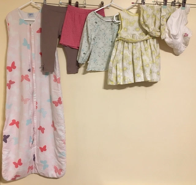 Baby Girls Bundle Of Clothing Age 6-9 Summer Months Obaibi Mini Mode