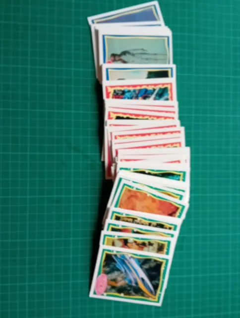Full Set 66 Vintage Topps Trading Cards Captain Scarlet Thunderbirds & Stingray
