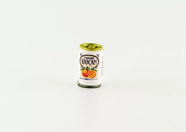 Dollhouse Miniature Orange Juice - 1.2cm Japanese Canned Soft Drink - CUTE