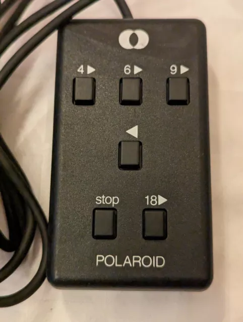 Vintage Polaroid Polavision Land Player Projector Corded Remote Control VGC