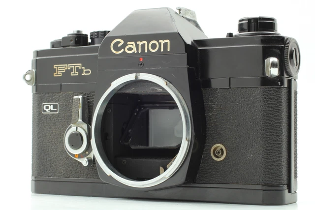 Nuevo Sello de Luz [Exc+4] Canon FTb QL Negro 35 mm SLR Cuerpo de Cámara Fotográfica Solo JAPÓN