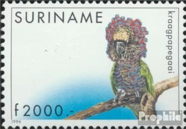 suriname 1547 (complete issue) unmounted mint / never hinged 1996 Birds