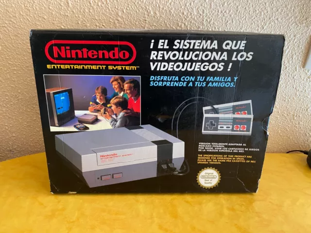 Nintendo Entertainment System NES Versión Española Console Original BOX Caja