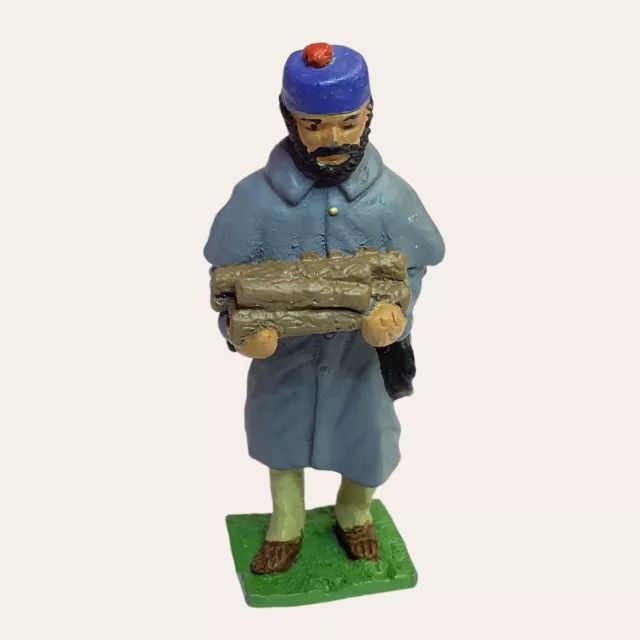 Soldier CarryingWood 56mm Metal Figure