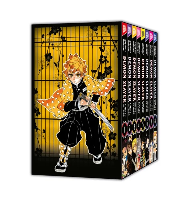 Manga Box: Demon Slayer - Kimetsu no yaiba Band 1-8 (im Sammelschuber)  | Neu