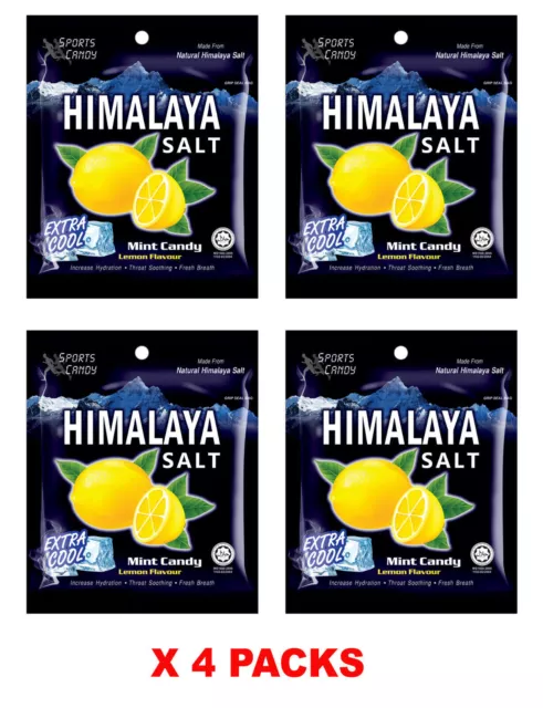 MINT CANDY HIMALAYA Salt Candy Lemon Flavor Increase Hydration X 4 PACKS  $51.67 - PicClick AU