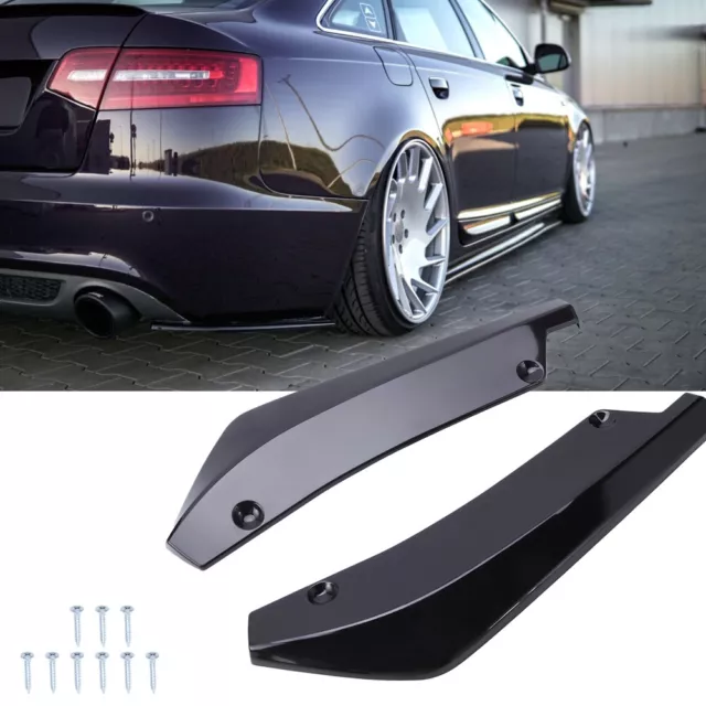 For AUDI A1 A3 A4 A5 A6 A7 A7 A8 Car Rear Bumper Lip Diffuser Splitter Canard