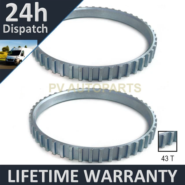 2x 43-Tooth ABS Reluctor Rings (81.95mm) – Fit Rover 45 75 MG ZS ZT – Front Or Rear Axle 2 thumbnail image