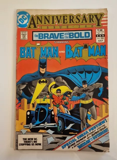 BRAVE AND THE BOLD #200 DC 1983 Key 1st App Katana! 1st App Batman & Outsiders