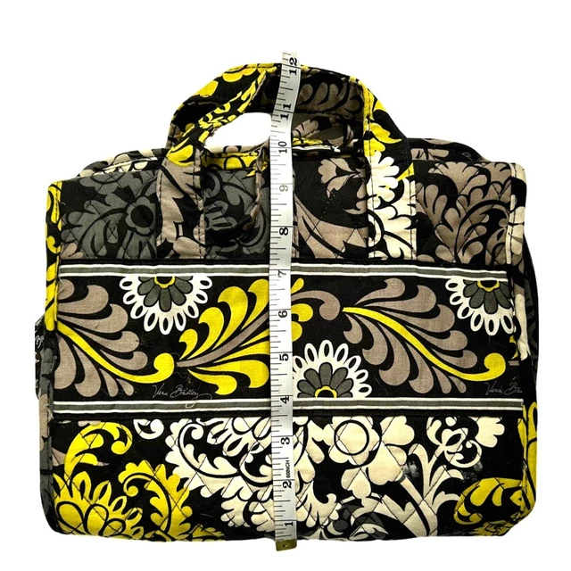 Vera Bradley Hanging Travel Organizer Cosmetics Jewelry In Baroque Black & Green