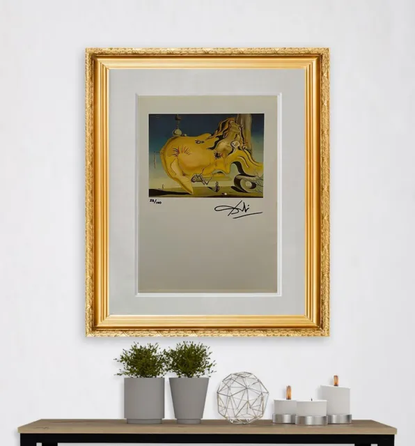 Salvador Dalí Original Hand-signed Lithograph with COA & Appraisal of $3,500 USD