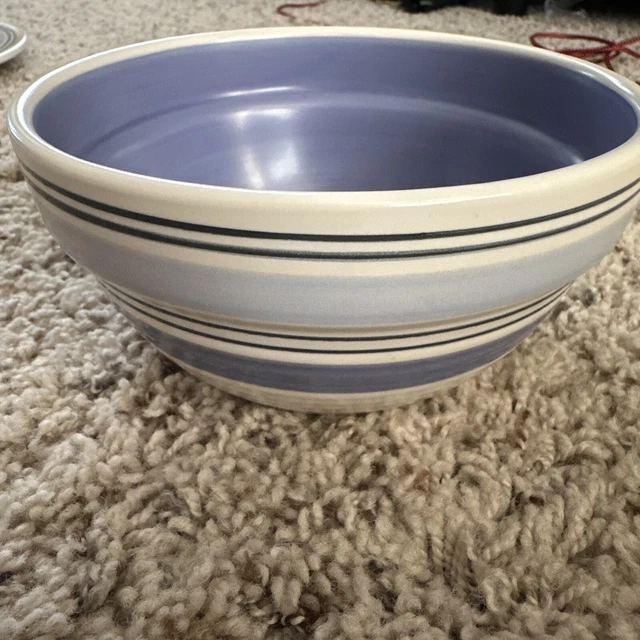 Hand Painted Pfaltzgraff Rio China Blue Bowl