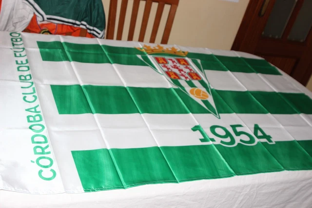 BANDERA FUTBOL OFICIAL Del Cordoba Club De Futbol Y Su Año De Fundacion ...