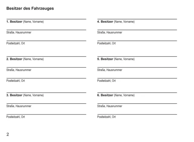 Carnet d'entretien allemand Porsche 10 modèles 3