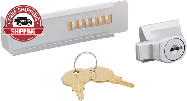 TDK7AKA CRL Aluminum Stick-On Showcase Lock - Keyed Alike