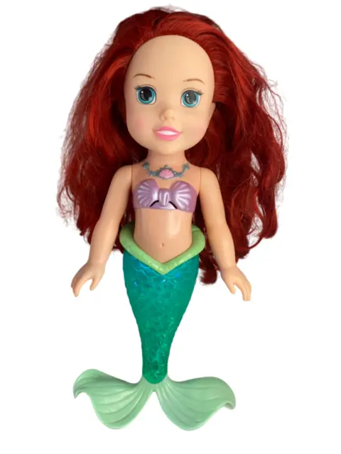 Disney Little Mermaid Under The Sea Surprise Ariel Doll Talking Singing Lights