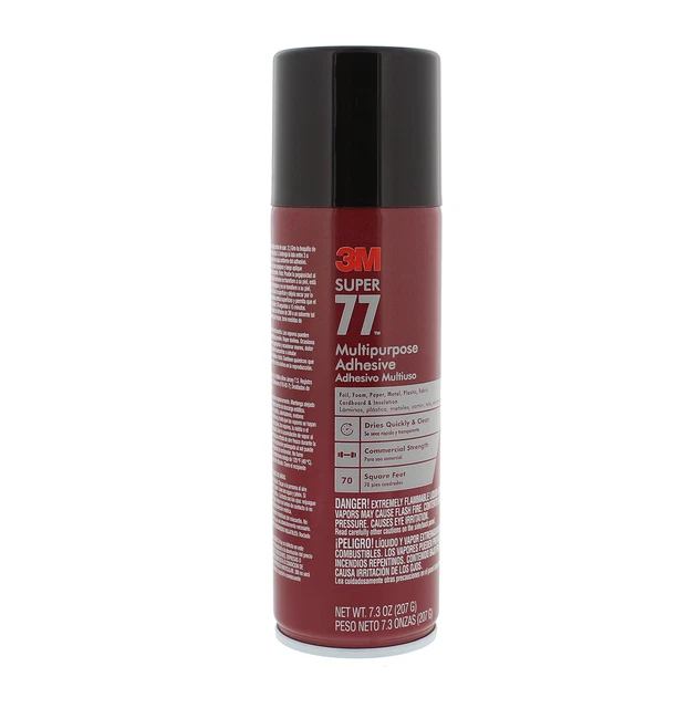 3M 76098 Super 77 Multi Purpose Adhesive, 7.3 oz.