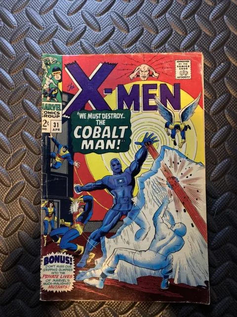 Marvel Comics - Uncanny X-Men, Vol. 1 #31 (April, 1967) Newsstand Edition