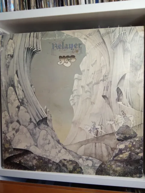 YES - RELAYER 1974 1st UK Press VINYL LP Atlantic K 50096 FREE POSTAGE