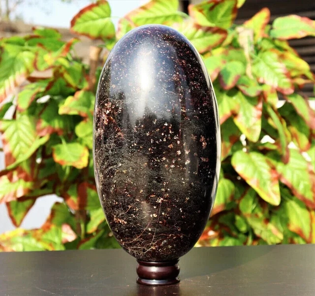 Énormes cristaux de minéraux de pierre de grenat rouge de 270 mm de...