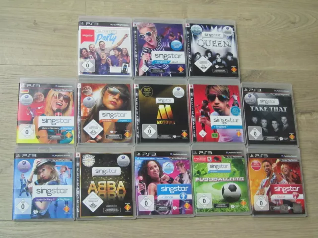 Playstation 3 Singstar Spiele Auswahl Apres-Ski Party, Abba, Motown PS3 PS 3
