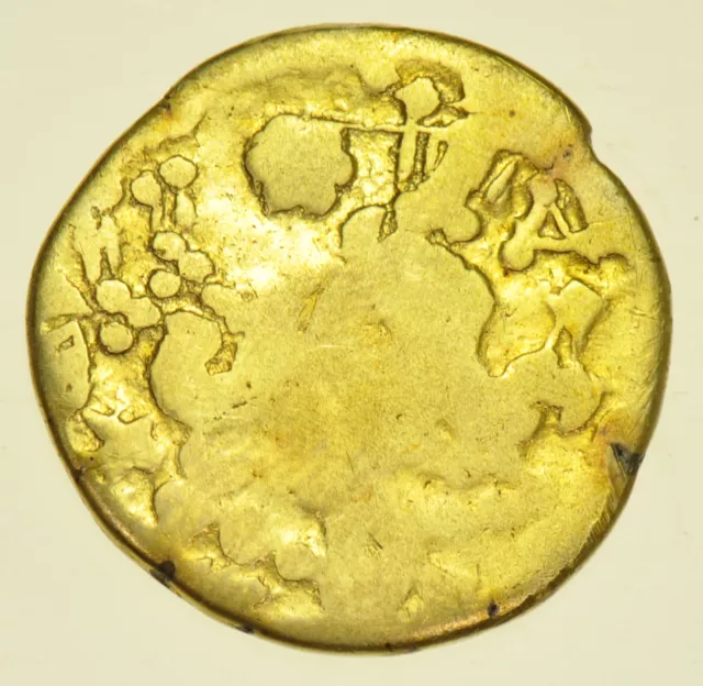 RARE GALLO-BELGIC AMBIANI, CELTIC GOLD STATER, [c.150-50BC] HAMMERED GOLD COIN