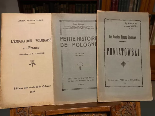 Les amis de la Pologne: lot de six publications années 1920