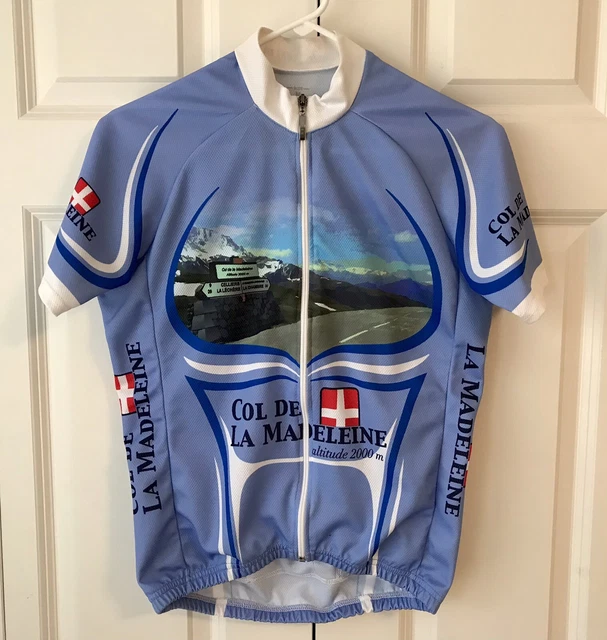 Col de La Madeleine Men’s Cycling Jersey-Medium (see pics)-Tour de France-RARE