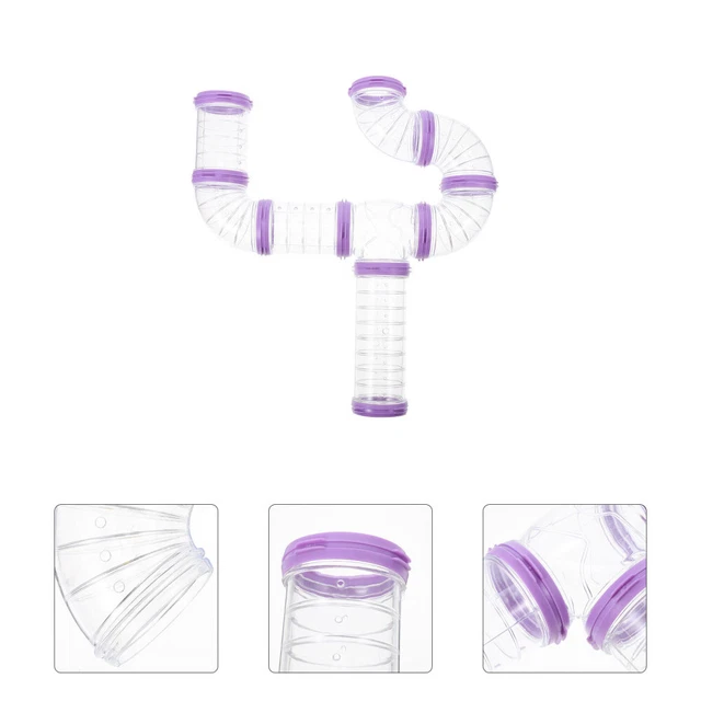 1 Set Hamster Tube DIY Sortierter Spielplatz -Tunnel Excercise für Maushamster