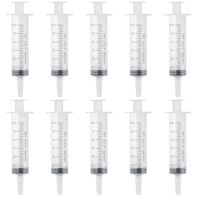 1/10Pcs Transparent Large Syringes Tools  Industrial & Scientific