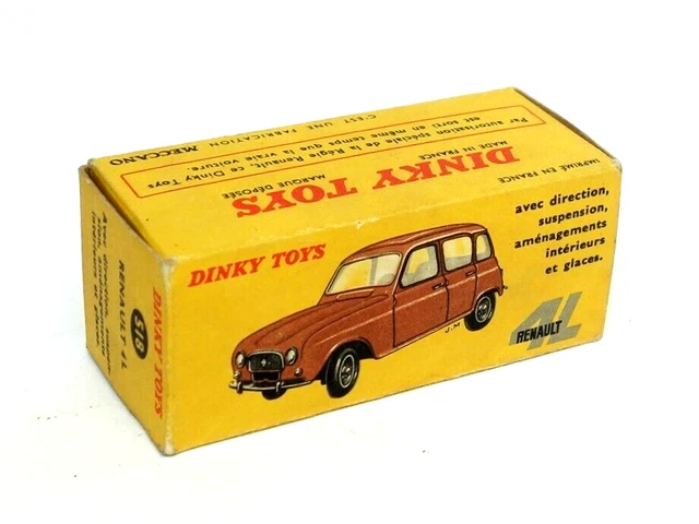 Dinky Toys France N°518 - Renault 4L, Miniature 1:43 En Boîte, Occasion