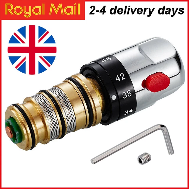 BRASS REPLACEMENT THERMOSTATIC Cartridge Bath Shower Mixer Valve Bar
